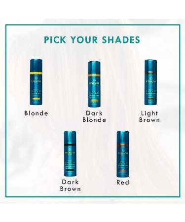 Rita Hazan Root Concealer Touch Up Spray - Dark Brown/Black - 2 oz | Quick Drying Water-Resistant Formula | Temporary Hair Color Spray for Gray Roots - Buy Online on GoSupps.com
