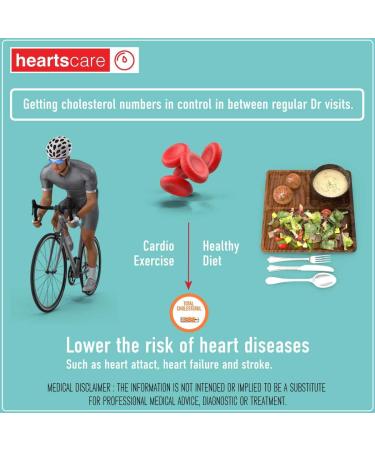 HeartsCare C1 Total Cholesterol Test Monitoring Strips - 10 Count Pack - Buy Online on GoSupps.com