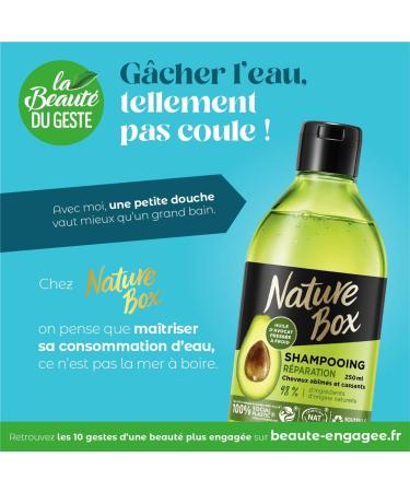 Nature Box Avocado Repair Shampoo Vegan Formula 250ml - Buy Online on GoSupps.com