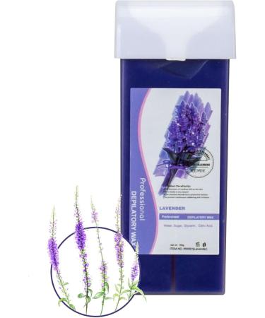 Wax Roll On Professional Roll on Depilatory Wax Hair Removal Wax Cartridge for Men-Women 4 Pack Wax Depilatory Wax Roller 100g (Lavender) - Buy Online on GoSupps.com