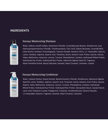 Kerasys Hair Clinic Protein Care System | Baobab Oil Moisturizing Shampoo & Conditioner Set for Dry Brittle Hair | 13.5 fl oz / 400 ml - International Shipping Available - Buy Online on GoSupps.com