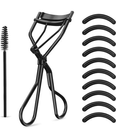Sibba Eyelash Curler Kit 3Pcs Eyelash Aid and brow Brush Lash Curler with 10 Silicone Replacement Pads for Women Girls No Pinching or Pulling Fit All Eye Shapes - Buy Online on GoSupps.com