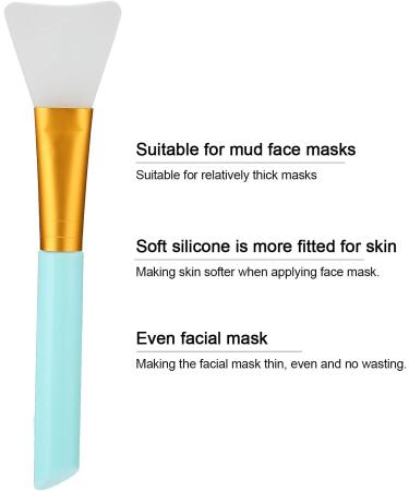 Makeup Facial Mud Masks Even Applicator Soft Head Face Mask Brush Soft Silicone Clay Mask Applicator for Foundation Cream Lotion Face Mask Beauty Toolfor Beauty Salon Home Use Blue - Buy Online on GoSupps.com