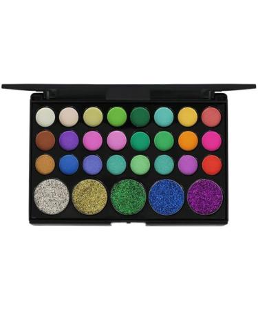 2 Colors Eyeshadow Palette Powder Longlasting Glitter Eyemakeup Cosmetic(#02) - Buy Online on GoSupps.com
