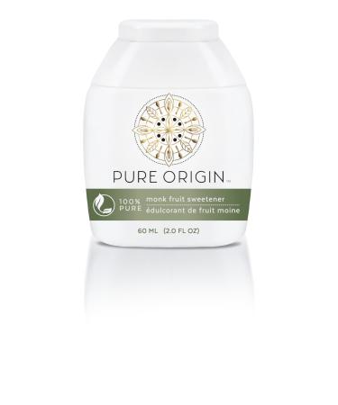 PURE ORIGIN 100% natural liquid monk fruit sweetener. 6 drops 1 teaspoon of sugar in sweetness Low glycemic index