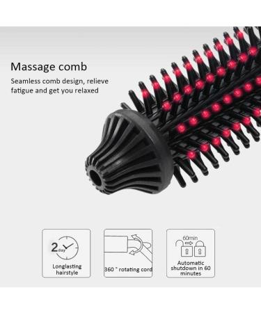 Electric Professional Anti-Scald Curling Brush - Instant Heat Up for All Hair Types | International Shipping - Buy Online on GoSupps.com