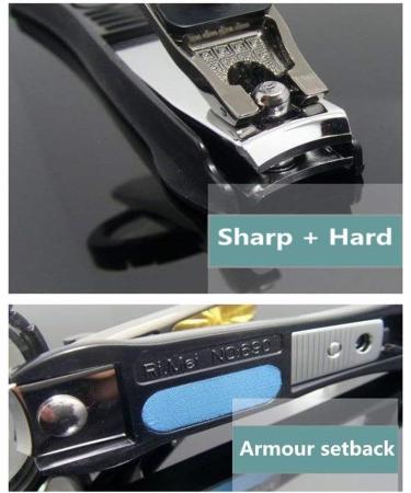 Mini Magnifying Glass Handheld Portable High DefinitionNail Clamp Nail Knife Anti Clip Meat Safety Scissors Maps Crafts Magnifier Black Made in China - Buy Online on GoSupps.com