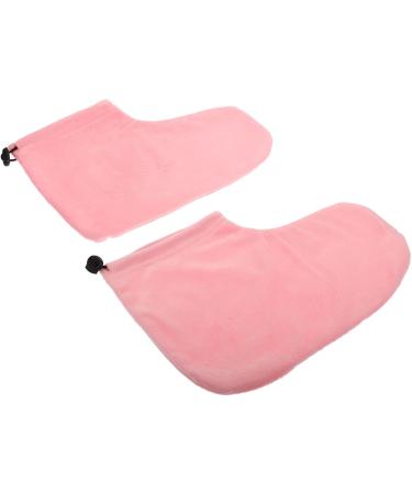 FRCOLOR 2 Pairs Wax Warm Foot Cover Wax Bath Mittens Paraffin Bath Booties Paraffin Bath Socks Wax Foot Bag Wax Socks Paraffin Wax Foot Hand Softening Gloves Care Heating Bag Plush - Buy Online on GoSupps.com