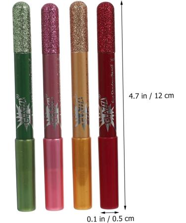 WOONEKY 12pcs Pearlescent Eyeshadow Pencil Cosmetic Eyeliner Shimmer Eyeliner Glitter Gel Makeup Powder - Buy Online on GoSupps.com