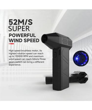 Mini Jet Fan Multi-Purpose Jet Hair Dryer Compact High Speed Turbo Jet Hair Dryer Portable Rechargeable High Capacity Battery And Quick Charge Function Car Hair Dryer For Car Computer Keyboard - Buy Online on GoSupps.com