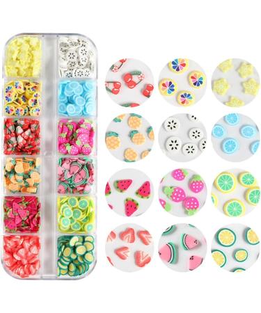 MISHITI Fruit Soft Polymer Clay Slices - UV Epoxy Resin Mold Filler & Nail Art Decoration | International Shipping - Buy Online on GoSupps.com