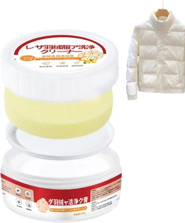 ROWCES Down Wear Detergent - 200g Down Jacket Dry Cleaning Detergent Laundry Stain Remover No Water Washing Dry Cleaner Down Wash Detergent - Buy Online on GoSupps.com