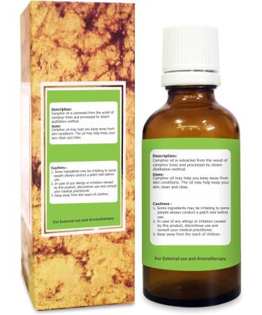 SALVIA Camphor Oil (Cinnamonutn camphora) 100% Natural Pure Undiluted Uncut Carrier Oil 30ml Camphor 30 ml (Pack of 1) - Buy Online on GoSupps.com
