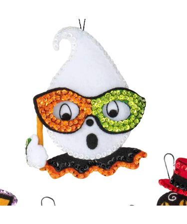 Bucilla 89276E Vintage Halloween Felt Ornament Kit - Set of 6 - Buy Online on GoSupps.com