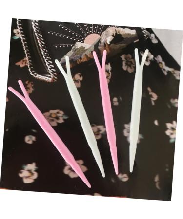 Housoutil 100pcs Double Eyelid Y-shaped Fork Stickers Makeup Accessories Eyelid Sticker Fork Supplies Cosmetic - Buy Online on GoSupps.com