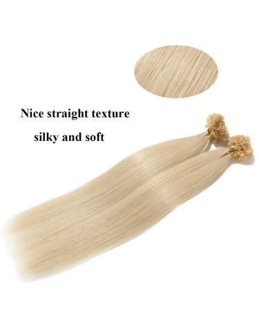 SEGO BONGINGSTANSION 100% Remy Human Hair Extensions - 0.5G U-Tip Platinum Blonde #60 200 Strands 56 cm 100g - Premium Quality Hair for Seamless Application - Buy Online on GoSupps.com