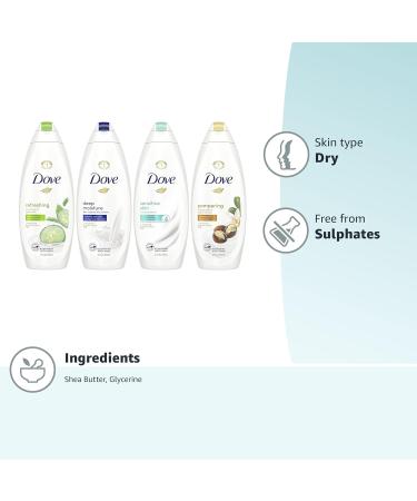 Dove Mixed Body Wash Pack - Nourishing Cleanser for Soft Skin, 4 Count - Buy Online on GoSupps.com