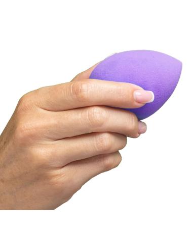 Marardi Pack of 5 Makeup Sponges - Fuchsia Pink Cream Purple & Violet | Latex-Free Beauty Blenders for Flawless Blending - Buy Online on GoSupps.com
