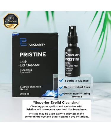 PURCLARITY Lid and Lash Cleanser Spray for Irritation Relief with Hypochlorous Acid - Buy Online on GoSupps.com