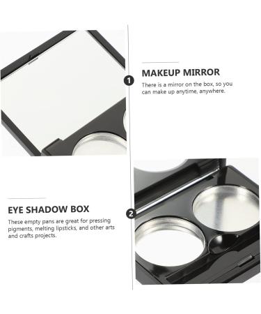 DOITOOL 9 Sets Double Box Eye Shadow Box Highlighters Magnetic Eyeshadow Palette Empty DIY Make up Container - Buy Online on GoSupps.com