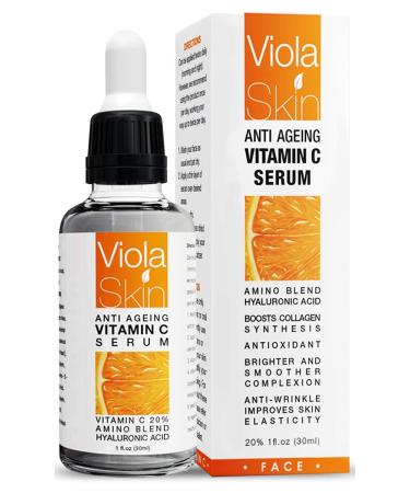 PREMIUM Vitamin C Serum For Face with Hyaluronic Acid Serum - Anti Ageing & Anti Wrinkle Serum - This Vegan Vitamin C Serum Will Plump Hydrate & Brighten Skin While Filling In Those Fine Lines & Wrinkles. See Results Or Your Money Back!