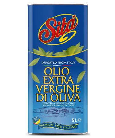 SITA' Sit - Extra virgin olive oil - Novello 2025-2026 The new fresh oil from the mill - Cold extraction 100% Italian - Box of 5 liters