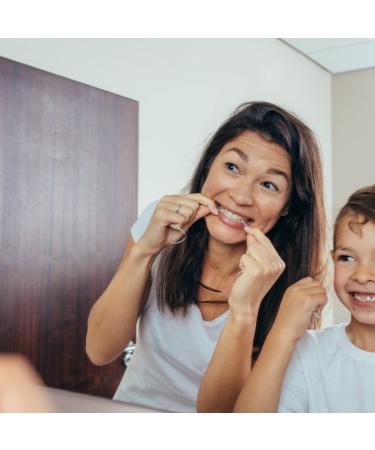 Lovfrog Dental Floss - Stretchable Reusable & Eco-Friendly | Prevents Mouth Bleeding | 100% Recyclable | Latex PVC & Silicone-Free | Box of 3 Dental Silks - Buy Online on GoSupps.com