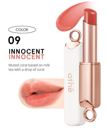 ATH Authentic Lip Balm 09 INNOCENT | Plant-Based Vegan Tint for Moisturizing & Plumping Lips - Lightweight Petrolatum Free Cruelty-Free - Buy Online on GoSupps.com
