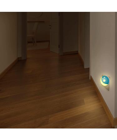 Annmore Night Light Socket for Children - Twilight Sensor Orientation Lights for Newborns | 2-Piece Baby Slumber & Breastfeeding Essentials in Moon Yellow - Buy Online on GoSupps.com