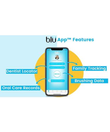 Buy Blu Smart Bluetooth Kids Toothbrush - Live Tracking App Rechargeable Electric - Promotes Healthy Brushing Habits (Pink - Buy Online on GoSupps.com