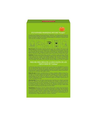 Purederm Pumpkin Eye Puffiness Minimizing Patches - 6 Treatments with Vitamin E for Hydrated and Reduced Puffiness Around Eyes - Buy Online on GoSupps.com