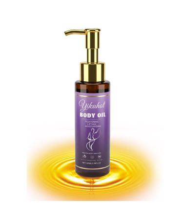 Yikuhot Body Firming Oil with Natural Ingredients & Vitamin E Lightweight Body Oil for Women Post Shower Nourishing & Firming (Lily)