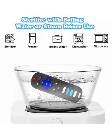 ROBBEAR Baby Teething Toys - Silicone Teethers for Babies 3-18 Months - TV Remote Control Shape Chew Toys - BPA Free Teether (Black/Grey/Purple) - Buy Online on GoSupps.com