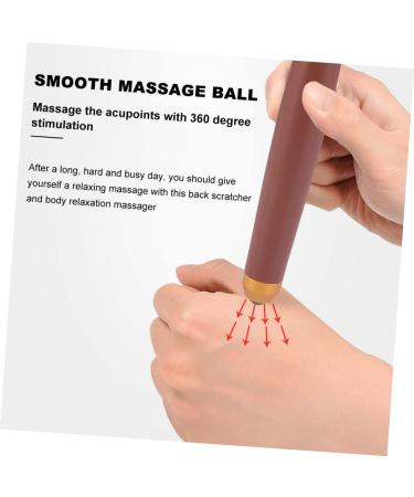 Buy Tovinanna Handheld Back Scratcher & Massager - Itching Relief Device 45x3cm Golden | International Shipping Available - Buy Online on GoSupps.com