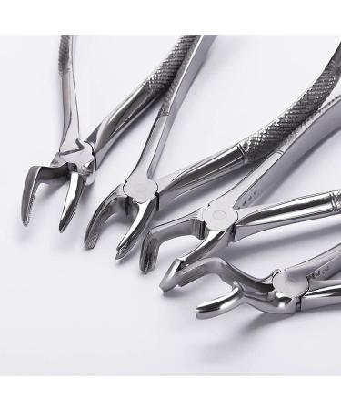 QNMM DISCH TIME 10PC Tooth Extraction Tongs Set for Dentists | Surgical Tooth Extraction Instruments for Adults - Buy Online on GoSupps.com