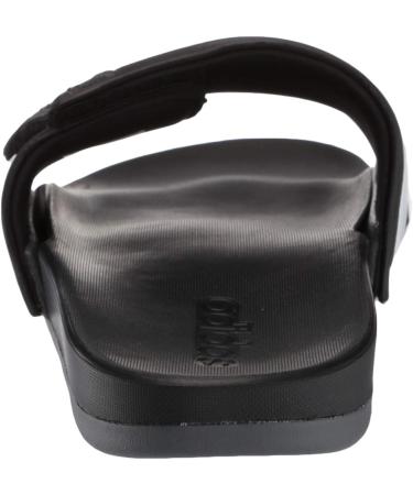 adidas Men's Adilette Comfort Slides Sandal 9 - Black/White/Grey - Buy Online on GoSupps.com