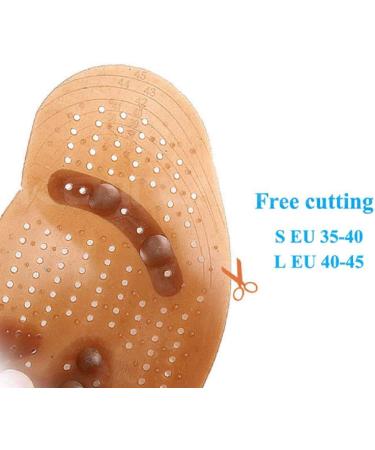 Jinon Massage Insoles for Men & Women - Acupressure Magnetic Therapy Shoe Pads 8.66-9.64in - Buy Online on GoSupps.com