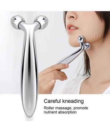 3D Face Massager Roller Portable Neck Lift Roller V-Face Slimming Roller Massager Double Chin Slimming Massager Anti Aging Wrinkles Face Lift Handle Easy To Grip - Buy Online on GoSupps.com