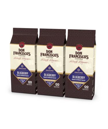 Don Francisco's Caf torr fi la myrtille caf moulu recyclable 3 x 340 ml