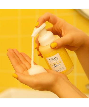  The Bath Factory Gold Aura Moisturising Foaming Soap 300ml - Gentle Hand Wash with Mystic Scent Suitable for Sensitive Skin - Buy Online on GoSupps.com