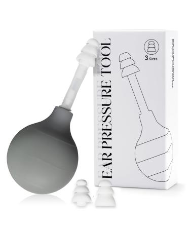 Ear Pressure Relief Suction Device Migraine and Headache Relief Products Airplane Ear Pressure Relief Through Inner Ear Pressure Balance Reduce Tension & Tinnitus Relief with 3 Sizes of Earplugs
