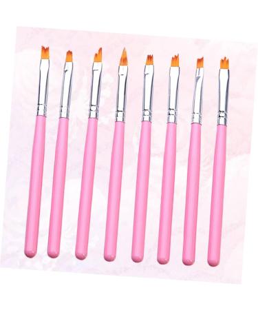 minkissy 3 Sets Gel Nail Brush Nail Art Supplies Detail Drawing Brush Nail Gel Kit De Manicura Nail Art Tips Builder Gel Builder for Nails Builder Gel for Nails Pink Tool Painted - Buy Online on GoSupps.com