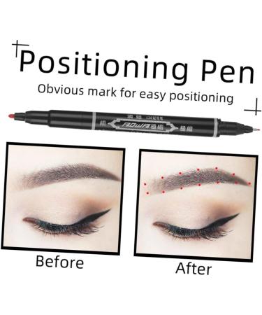 Healeved 20 Pcs Microblading Eyebrow Pen Eyebrow Pencils Tool Plastic Red - Buy Online on GoSupps.com