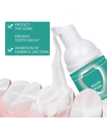 Teeth Mouth Wash Mousse de nettoyage des dents Soin buccal doux et haleine fra che Prot ge les gencives et combat les bact ries Id al pour les d placements et la maison - Buy Online on GoSupps.com