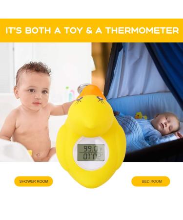 Digital Baby Bath Tub Thermometer - Upgraded Duck Toy with Temperature Alerts for Infants & Toddlers - Buy Online on GoSupps.com