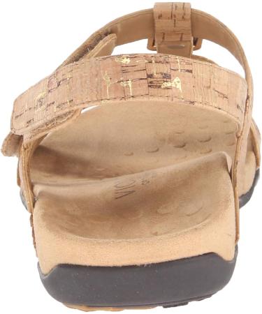 Vionic Rest Amber Women's Backstrap Sandal - Gold Cork, Size 8 - Buy Online on GoSupps.com