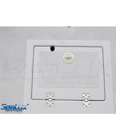 SeaLux Marine 316 Stainless Steel 180 Degree Flush Mount Hatch Hinge 2-3/4 x 1-5/8 for Boat RVs - Pair - Buy Online on GoSupps.com