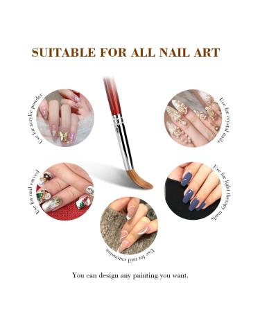 Mrotech Acrylic Nail Brush for Nail Art & Gel Nails - 16 # | Professional Quality Nail Brush for Acrylics & Art Painting - Buy Online on GoSupps.com