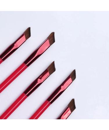 Wild Eyebrow Brush Multifunction Simulated Eyebrow Hair Makeup Brush Contour Eyeshadow Concealer Square Make Up Brushes Pink - Buy Online on GoSupps.com
