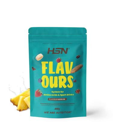 HSN Amino Acids and Sports Drinks HSN | Pineapple Flavor 200g 36 servings per box | For Keto and Vegan diets | Extremely low in calories and sugar | GMO-free gluten-free